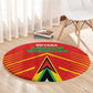 Guyana Cricket Amazon Warriors Round Carpet Go Glory-Green Red Gold - African Pride