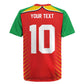 Guyana Cricket Amazon Warriors Custom Rugby Jersey Go Glory-Green Red Gold - African Pride