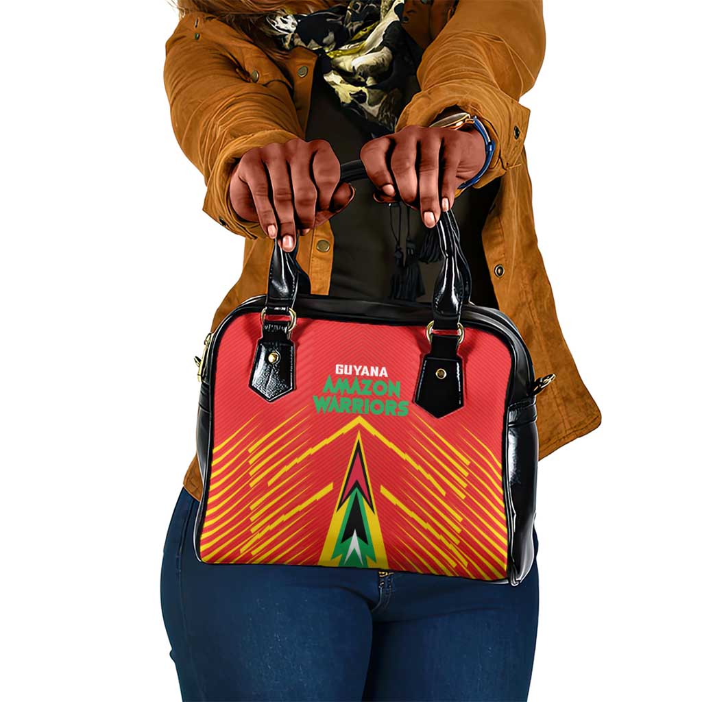 Guyana Cricket Amazon Warriors Shoulder Handbag Go Glory-Green Red Gold - African Pride