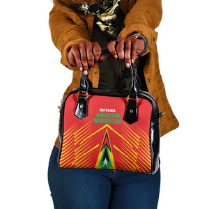 Guyana Cricket Amazon Warriors Shoulder Handbag Go Glory-Green Red Gold - African Pride