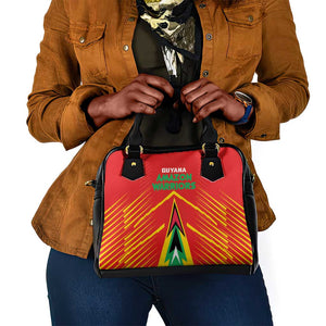 Guyana Cricket Amazon Warriors Shoulder Handbag Go Glory-Green Red Gold - African Pride