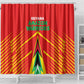 Guyana Cricket Amazon Warriors Shower Curtain Go Glory-Green Red Gold - African Pride
