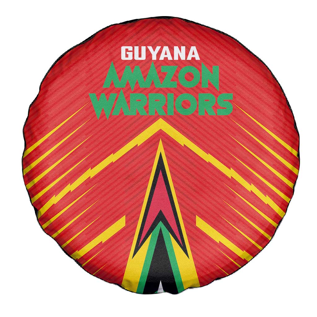 Guyana Cricket Amazon Warriors Spare Tire Cover Go Glory-Green Red Gold - African Pride