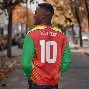 Guyana Cricket Amazon Warriors Custom Sweatshirt Go Glory-Green Red Gold - African Pride