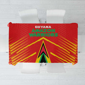 Guyana Cricket Amazon Warriors Tablecloth Go Glory-Green Red Gold - African Pride