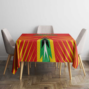 Guyana Cricket Amazon Warriors Tablecloth Go Glory-Green Red Gold - African Pride