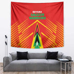 Guyana Cricket Amazon Warriors Tapestry Go Glory-Green Red Gold - African Pride