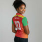 Guyana Cricket Amazon Warriors Custom Women Polo Shirt Go Glory-Green Red Gold - African Pride