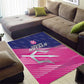 Barbados Cricket Royals Area Rug Trident Symbol-Sporty Style - African Pride