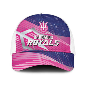 Barbados Cricket Royals Baseball Net Cap Trident Symbol-Sporty Style - African Pride