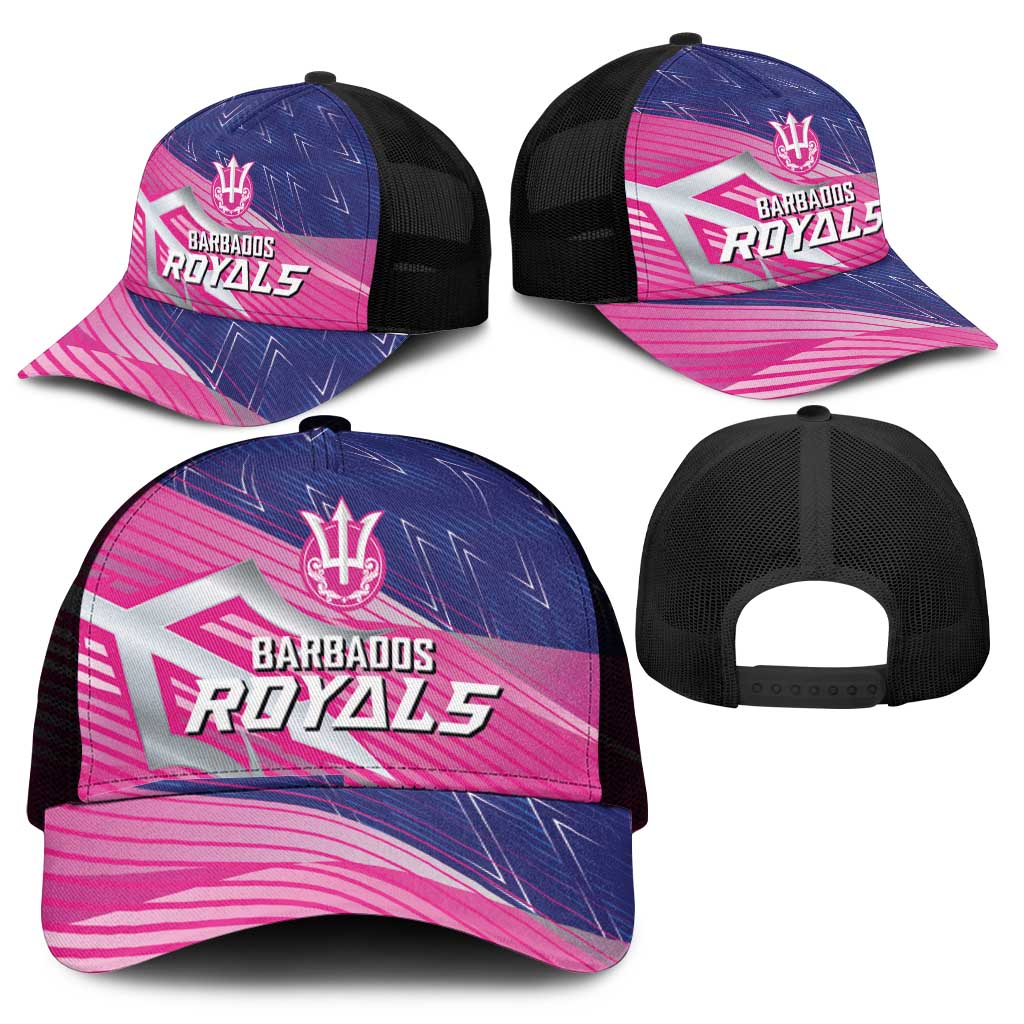 Barbados Cricket Royals Baseball Net Cap Trident Symbol-Sporty Style - African Pride