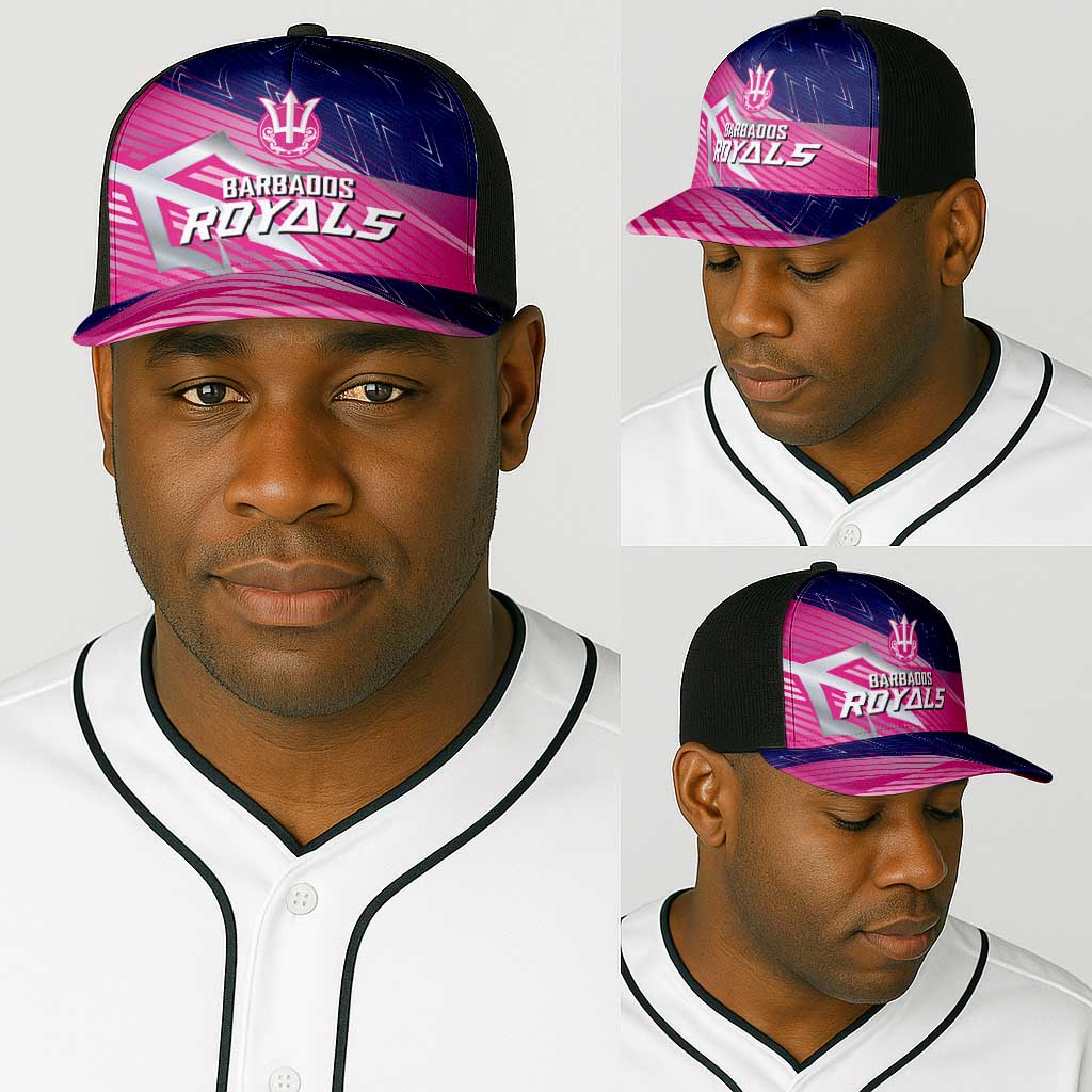 Barbados Cricket Royals Baseball Net Cap Trident Symbol-Sporty Style - African Pride