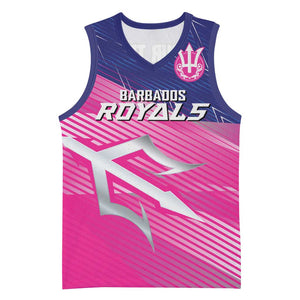 Custom Barbados Cricket Royals Basketball Jersey Trident Symbol-Sporty Style - African Pride