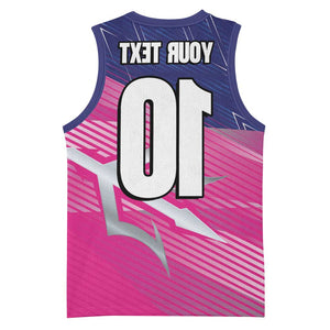 Custom Barbados Cricket Royals Basketball Jersey Trident Symbol-Sporty Style - African Pride