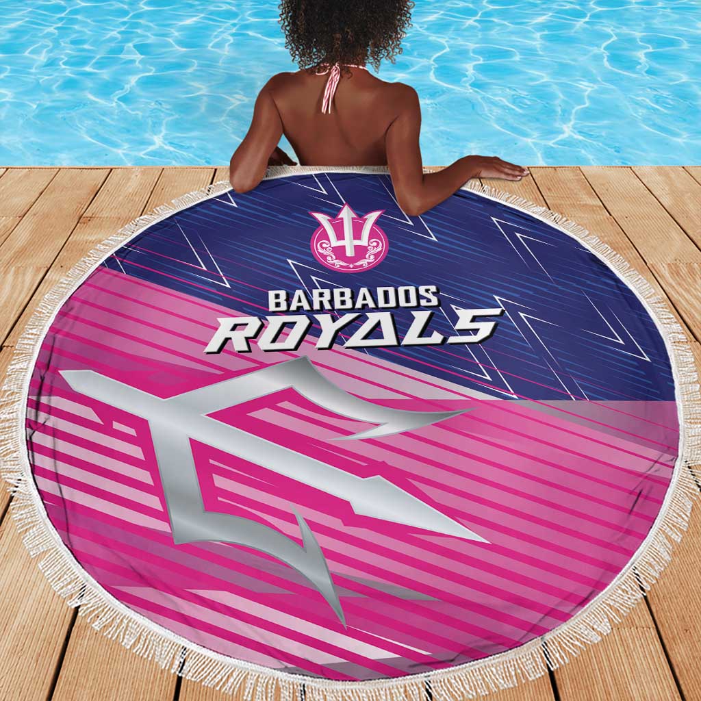 Barbados Cricket Royals Beach Blanket Trident Symbol-Sporty Style - African Pride