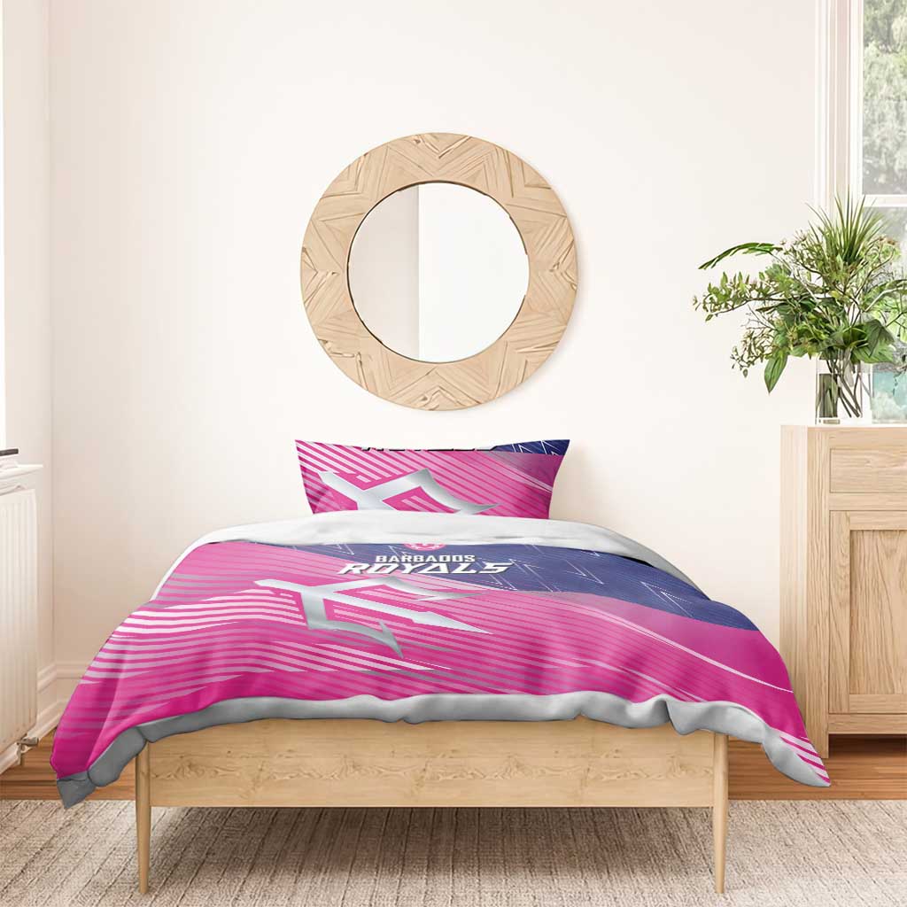 Barbados Cricket Royals Bedding Set Trident Symbol-Sporty Style - African Pride