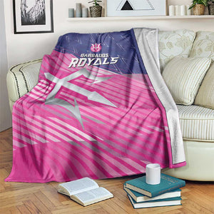 Barbados Cricket Royals Blanket Trident Symbol-Sporty Style - African Pride