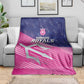 Barbados Cricket Royals Blanket Trident Symbol-Sporty Style - African Pride