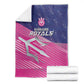 Barbados Cricket Royals Blanket Trident Symbol-Sporty Style - African Pride