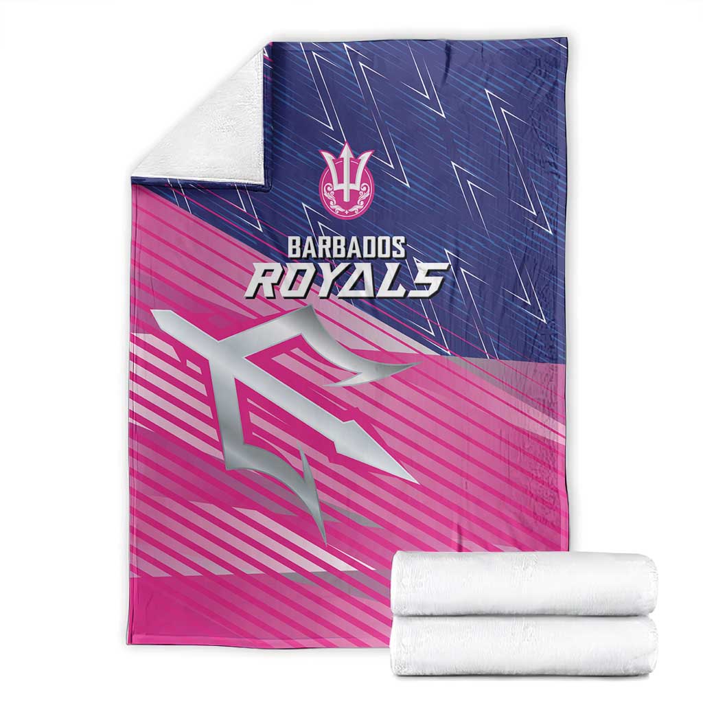 Barbados Cricket Royals Blanket Trident Symbol-Sporty Style - African Pride