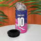 Custom Barbados Cricket Royals 4 in 1 Can Cooler Tumbler Trident Symbol-Sporty Style - African Pride