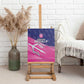 Barbados Cricket Royals Canvas Wall Art Trident Symbol-Sporty Style - African Pride