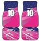 Barbados Cricket Royals Car Mats Trident Symbol-Sporty Style - African Pride