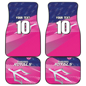 Barbados Cricket Royals Car Mats Trident Symbol-Sporty Style - African Pride