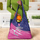 Barbados Cricket Royals Grocery Bag Trident Symbol-Sporty Style - African Pride