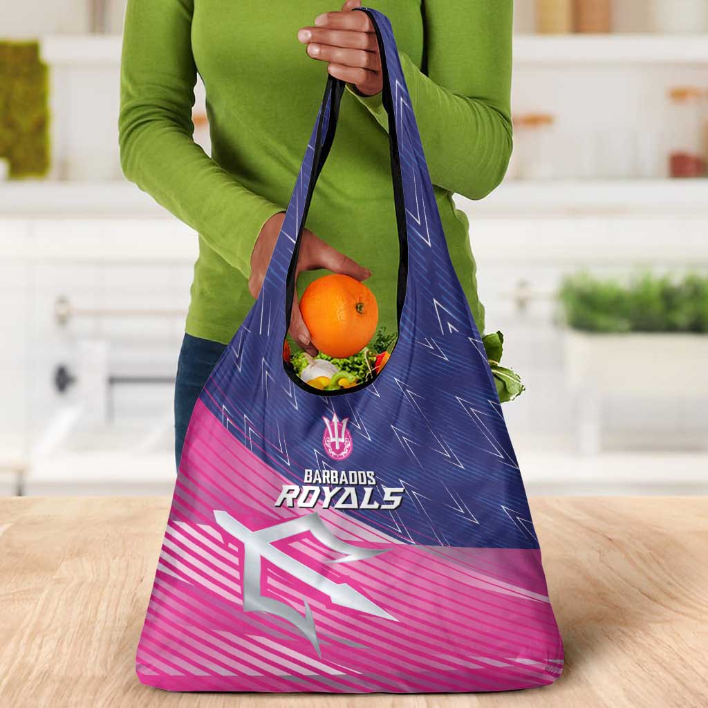 Barbados Cricket Royals Grocery Bag Trident Symbol-Sporty Style - African Pride