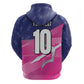 Custom Barbados Cricket Royals Hoodie Trident Symbol-Sporty Style - African Pride
