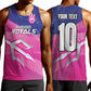 Custom Barbados Cricket Royals Men Tank Top Trident Symbol-Sporty Style - African Pride