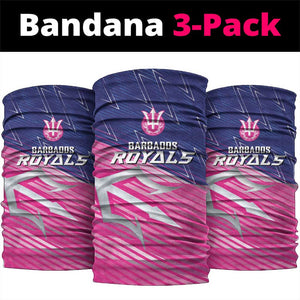 Barbados Cricket Royals Neck Gaiter Trident Symbol-Sporty Style - African Pride