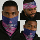 Barbados Cricket Royals Neck Gaiter Trident Symbol-Sporty Style - African Pride