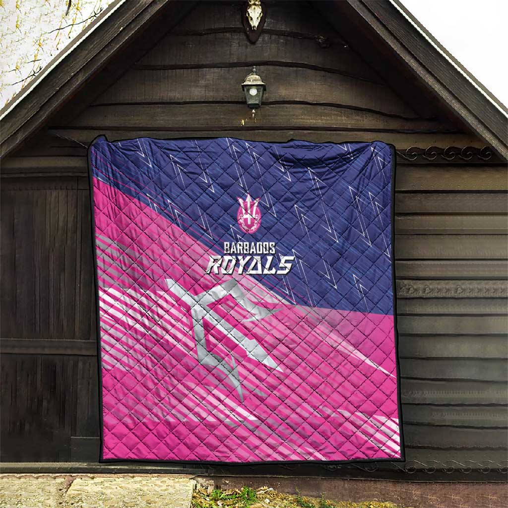 Barbados Cricket Royals Quilt Trident Symbol-Sporty Style - African Pride