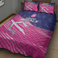 Barbados Cricket Royals Quilt Bed Set Trident Symbol-Sporty Style - African Pride