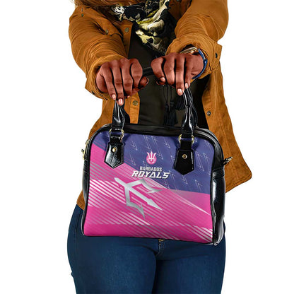 Barbados Cricket Royals Shoulder Handbag Trident Symbol-Sporty Style - African Pride