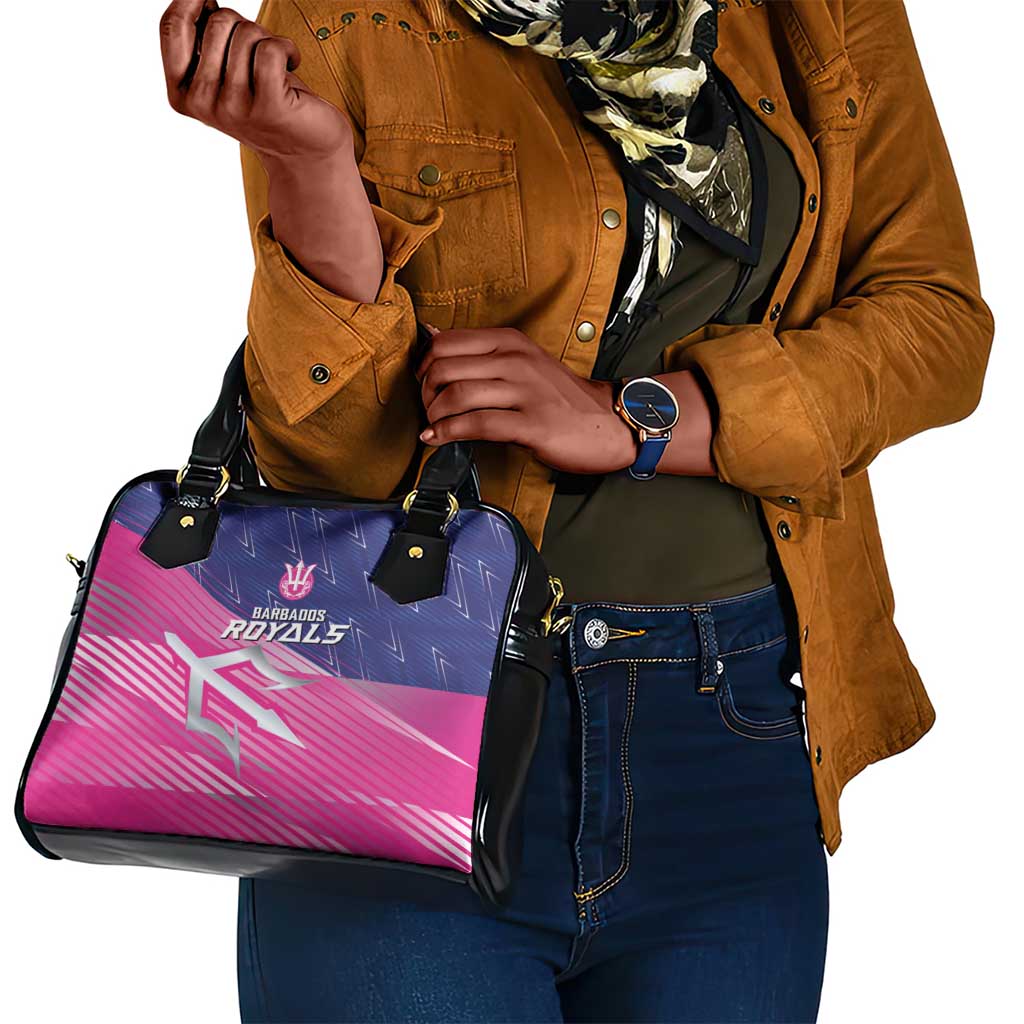 Barbados Cricket Royals Shoulder Handbag Trident Symbol-Sporty Style - African Pride