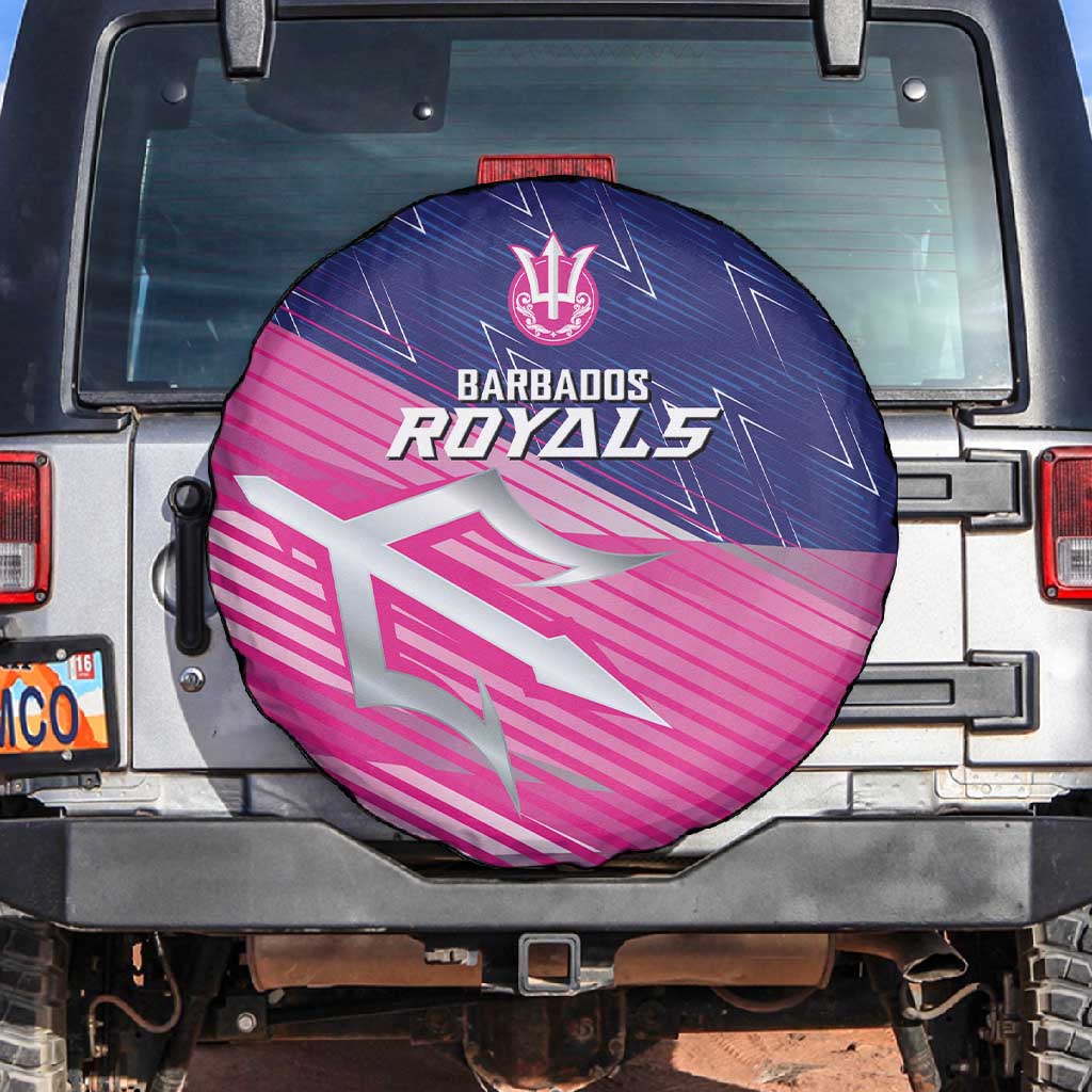 Barbados Cricket Royals Spare Tire Cover Trident Symbol-Sporty Style - African Pride
