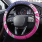 Barbados Cricket Royals Steering Wheel Cover Trident Symbol-Sporty Style - African Pride