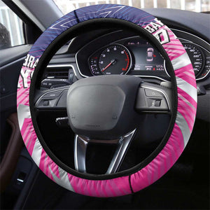 Barbados Cricket Royals Steering Wheel Cover Trident Symbol-Sporty Style - African Pride