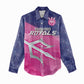 Custom Barbados Cricket Royals Women Casual Shirt Trident Symbol-Sporty Style - African Pride