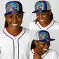 Saint Lucia Cricket Kings Baseball Net Cap Caribbean-Roar of Power Lions - African Pride