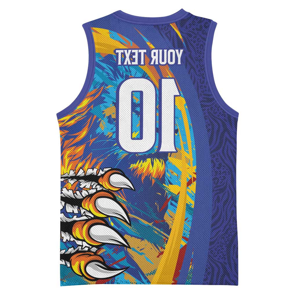Custom Saint Lucia Cricket Kings Basketball Jersey Caribbean-Roar of Power Lions - African Pride