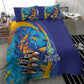 Saint Lucia Cricket Kings Bedding Set Caribbean-Roar of Power Lions - African Pride