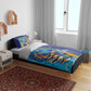 Saint Lucia Cricket Kings Bedding Set Caribbean-Roar of Power Lions - African Pride