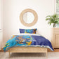 Saint Lucia Cricket Kings Bedding Set Caribbean-Roar of Power Lions - African Pride