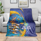 Saint Lucia Cricket Kings Blanket Caribbean-Roar of Power Lions - African Pride