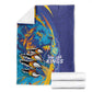Saint Lucia Cricket Kings Blanket Caribbean-Roar of Power Lions - African Pride
