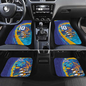 Saint Lucia Cricket Kings Car Mats Caribbean-Roar of Power Lions - African Pride